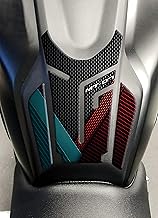 Paraserbatoio.it Resin 3D Effect Sticker for Motorcycles Compatible with Yamaha MT-07 from 2021 Onwards (Cyan Storm Lower Tank Pad)