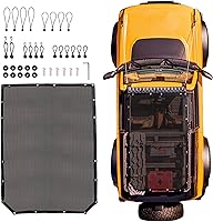 Vista 10 de Parasol compatible con Ford Bronco nuevo 2021 2022 2023 2024 2025 de 4 puertas, parasol bikini superior para techo, red de malla suave bimini