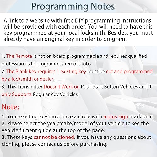 Miniatura 3 de Llavero de encendido con transpondedor de entrada sin llave, compatible con Chevy Malibu 2004-2012Chevrolet Cobalt 2006-2010HHR 2008-2011Pontiac G6