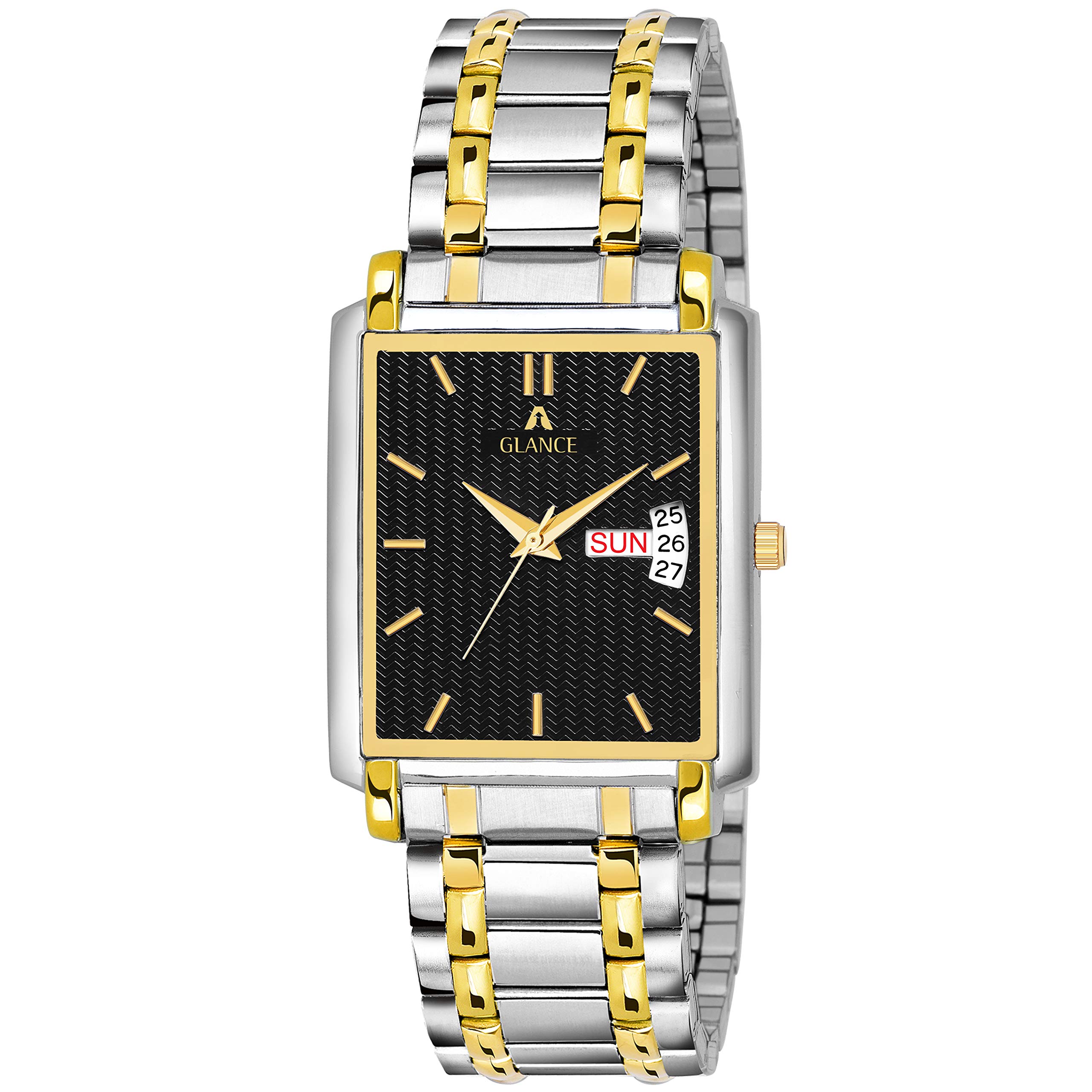 Aglance Analog Wristwatch Analoday and Date Analog Watch for Meng Display | Exquisite Wristwatch for Men and Boys with Adjustable Strap (B07YSG92FM) Amazon Price History, Amazon Price Tracker