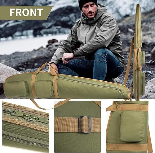 Miniatura 2 de Fundas de pistola para rifles, escopeta de 44 pulgadas, 48 pulgadas, 52 pulgadas, múltiples bolsas para revistas, bolsas tácticas para accesorios al