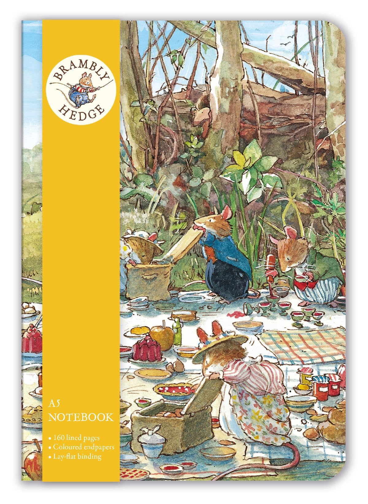 Museums & Galleries Brambly Hedge Picnic Time A5 Notebook