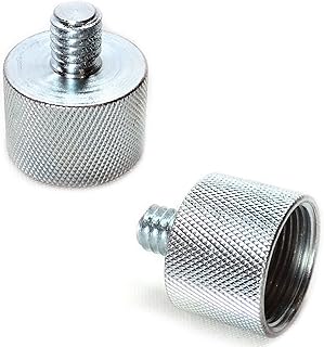 iShot Pro Microphone Music Stand 5/8-inch Female to 1/4-inch Male Thread Screw Reducer Converter Adapter Bushing for Video Camera, iPhone Mount, iPad Mount, Digital Recorder, Camera Monitor, GoPro