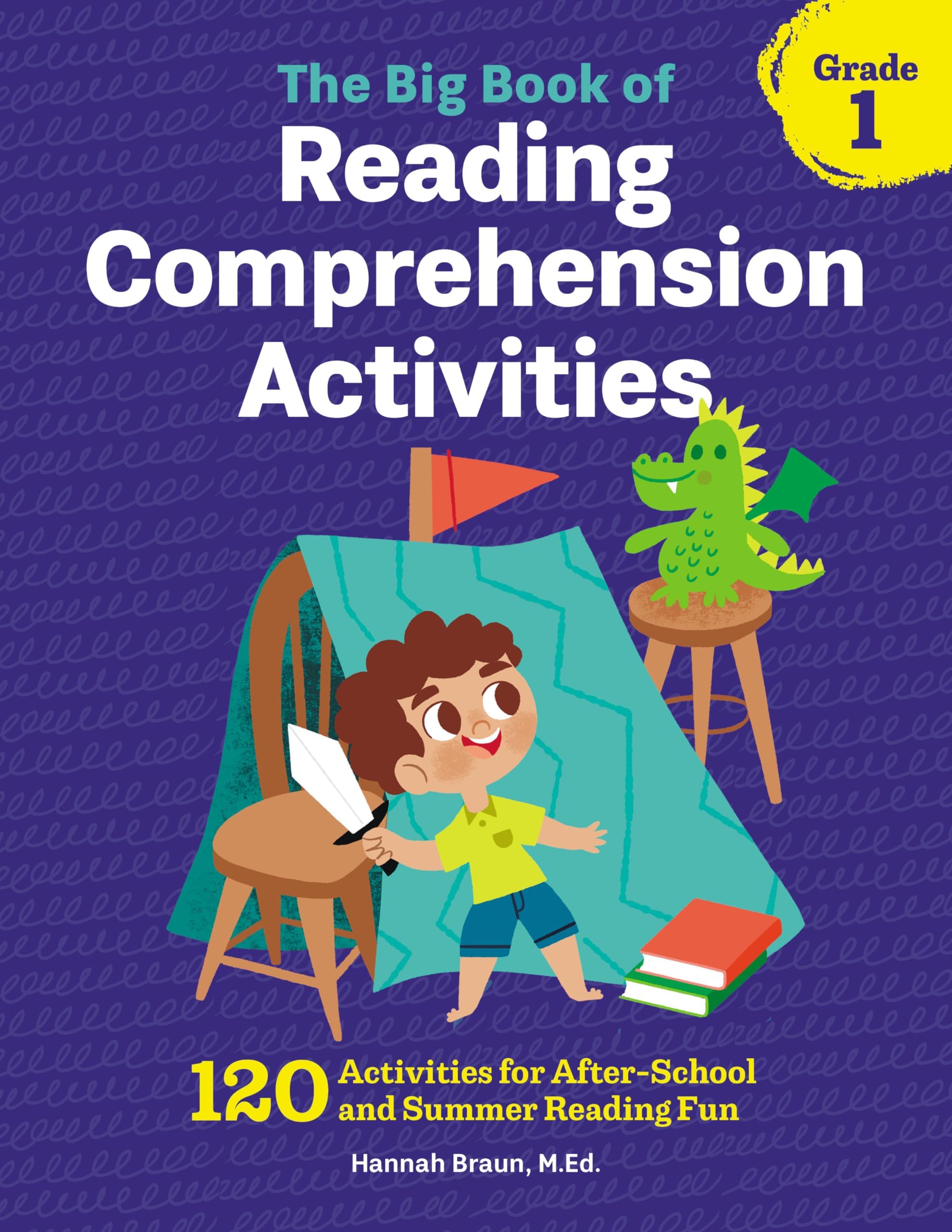 Zephyros Press The Big Book of Reading Comprehension Activities, Grade 1: 120 Activities for After-School and Summer Reading Fun
