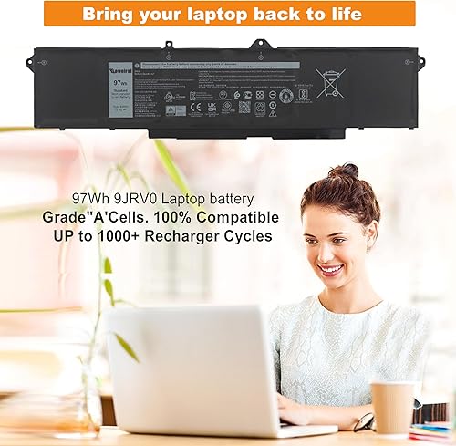 Miniatura 10 de 3HWPP - Batería para portátil Dell Latitude 5401 5410 5411 5501 5510 5511, Precision 3541 3550 3551, Inspiron 7500 7506 2 en 1 negro P80F003 P80F004