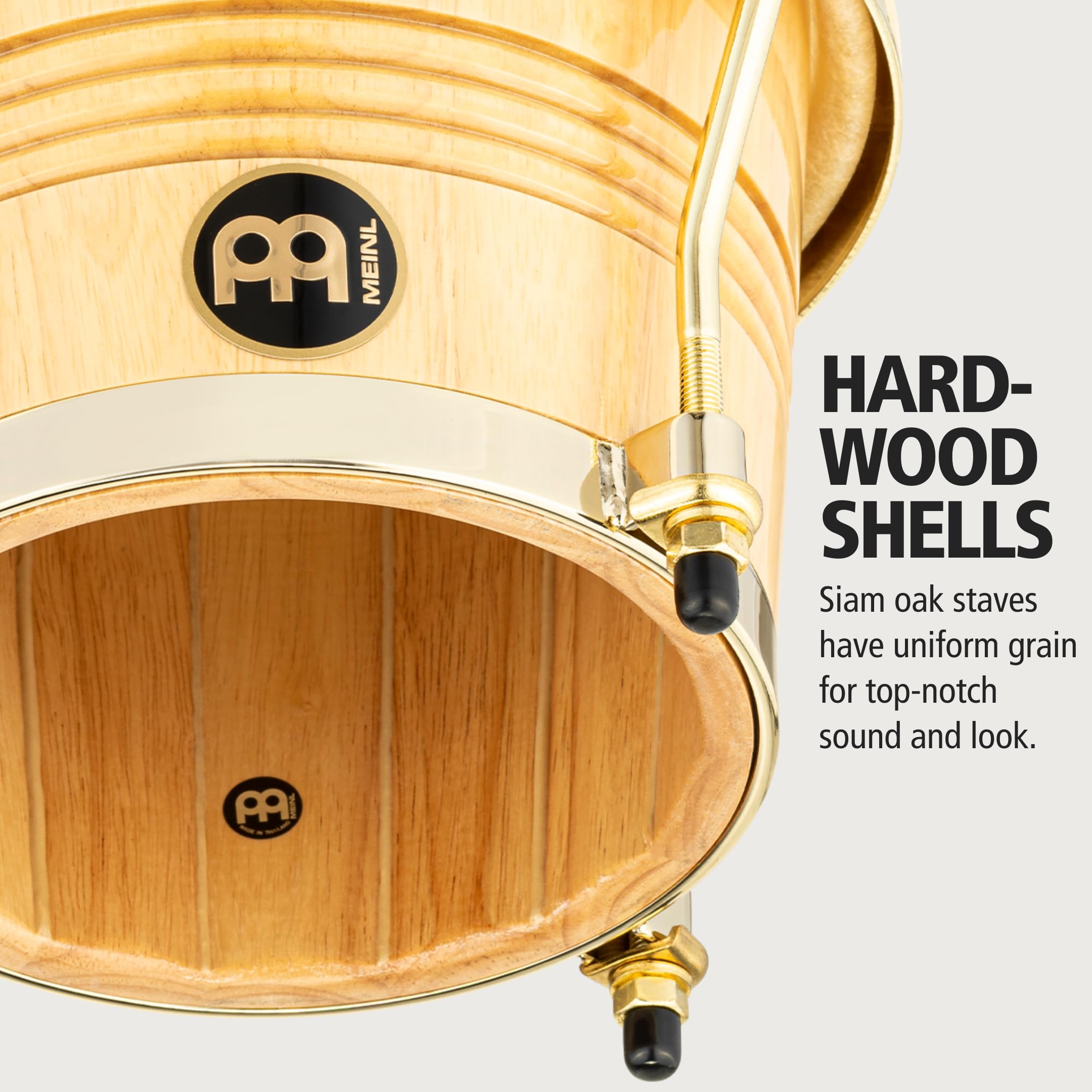 Meinl WB200NTG 6.75 + 8 Ahşap Bongo : Amazon.com.tr: Müzik