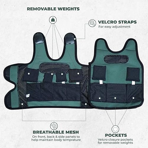 Miniatura 3 de Sensory4u Weighted Sensory Compression Vest for Kids - 6 Removable Weights Included - Great For Kids Sensory Motor Aide