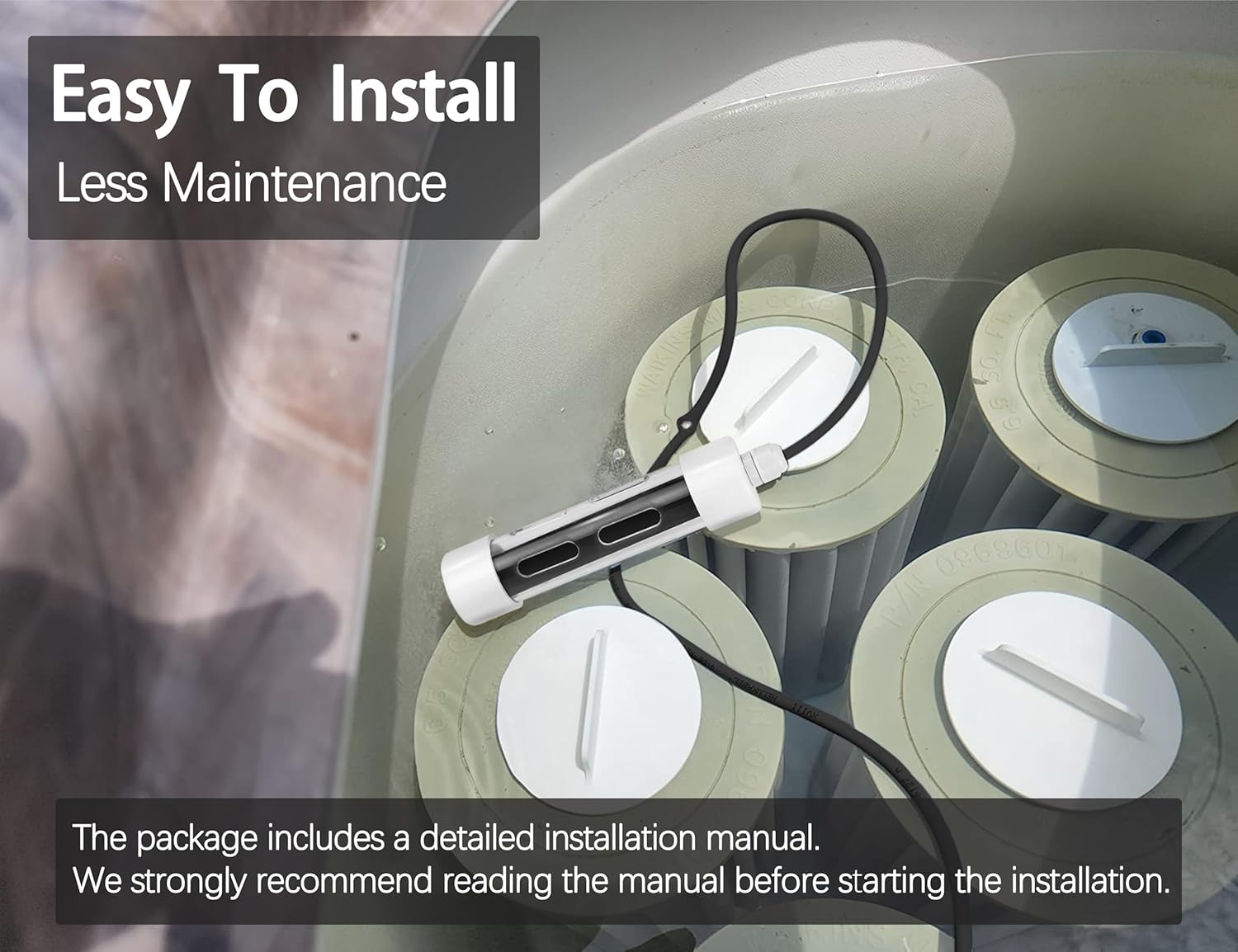 Replacement Salt Cell for ACE Sanitizing System, Work with All ACE Hot Tubs - Easy Install - Three Months After Sales Guarantee