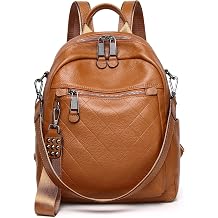 Genuine Leather Backpack Purse For Women