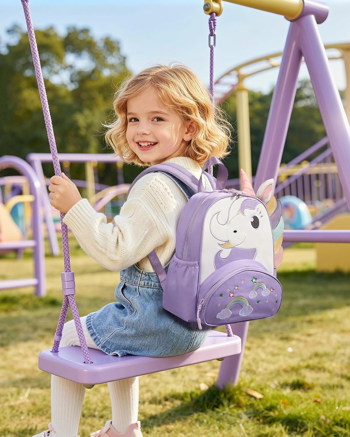 LOVEVOOK Toddler Backpack for Kids 3-5, Preschool Kindergarten Backpack
