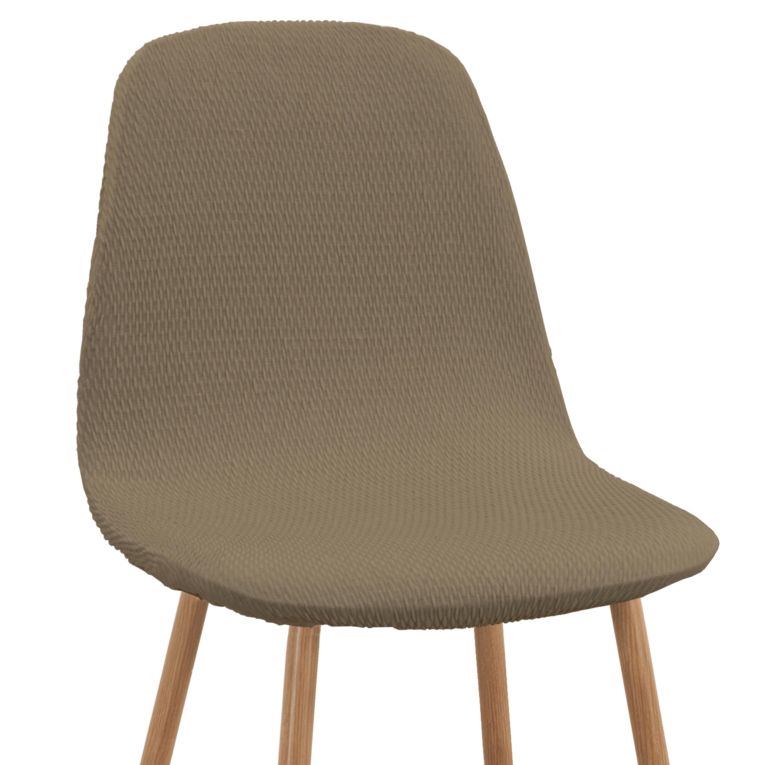 Housses de chaise élastiques en cuir Tunis Martina Home | Lot de 6