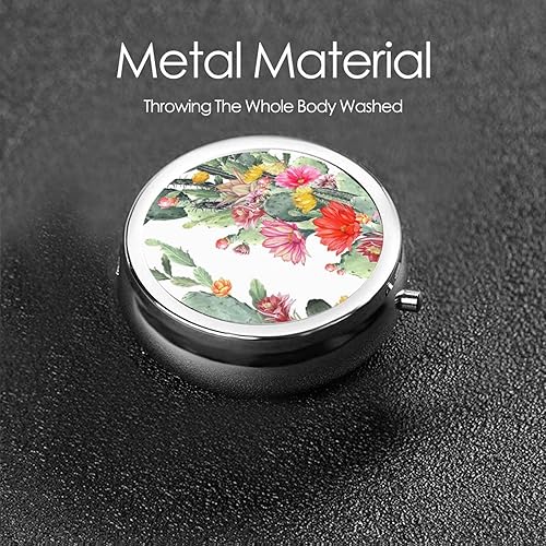 Miniatura 6 de Pastillero pequeño, resistente al agua, portátil, diario, pequeño pastillero para monederos, bolsillo compacto, soporte para medicamentos de viaje,