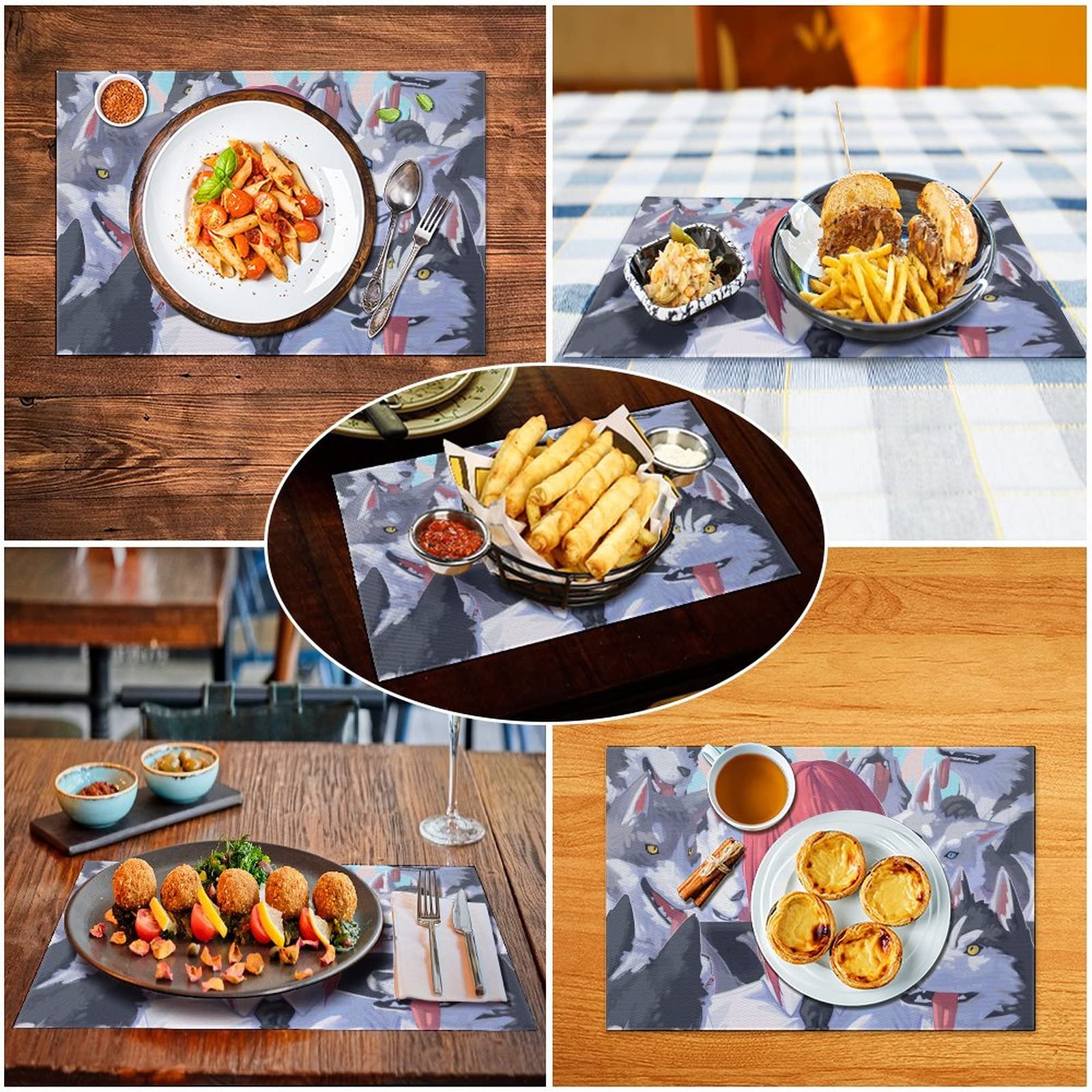 Amazon｜ランチョンマット チェンソーマン マキマ 2 PCS 45*30cm