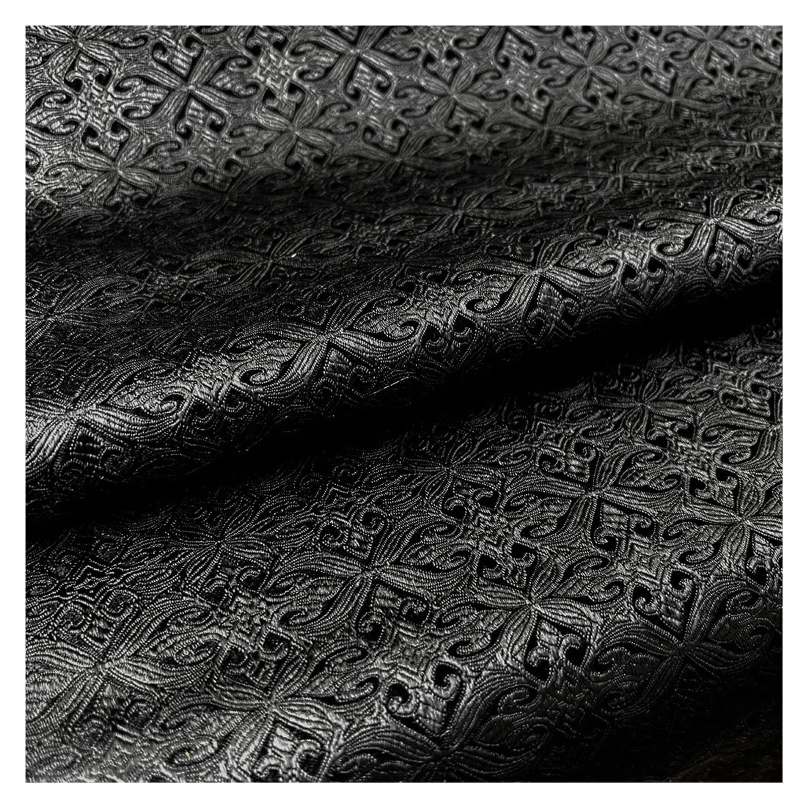 Tela De Satén Tela brocada jacquard con estampado de flores