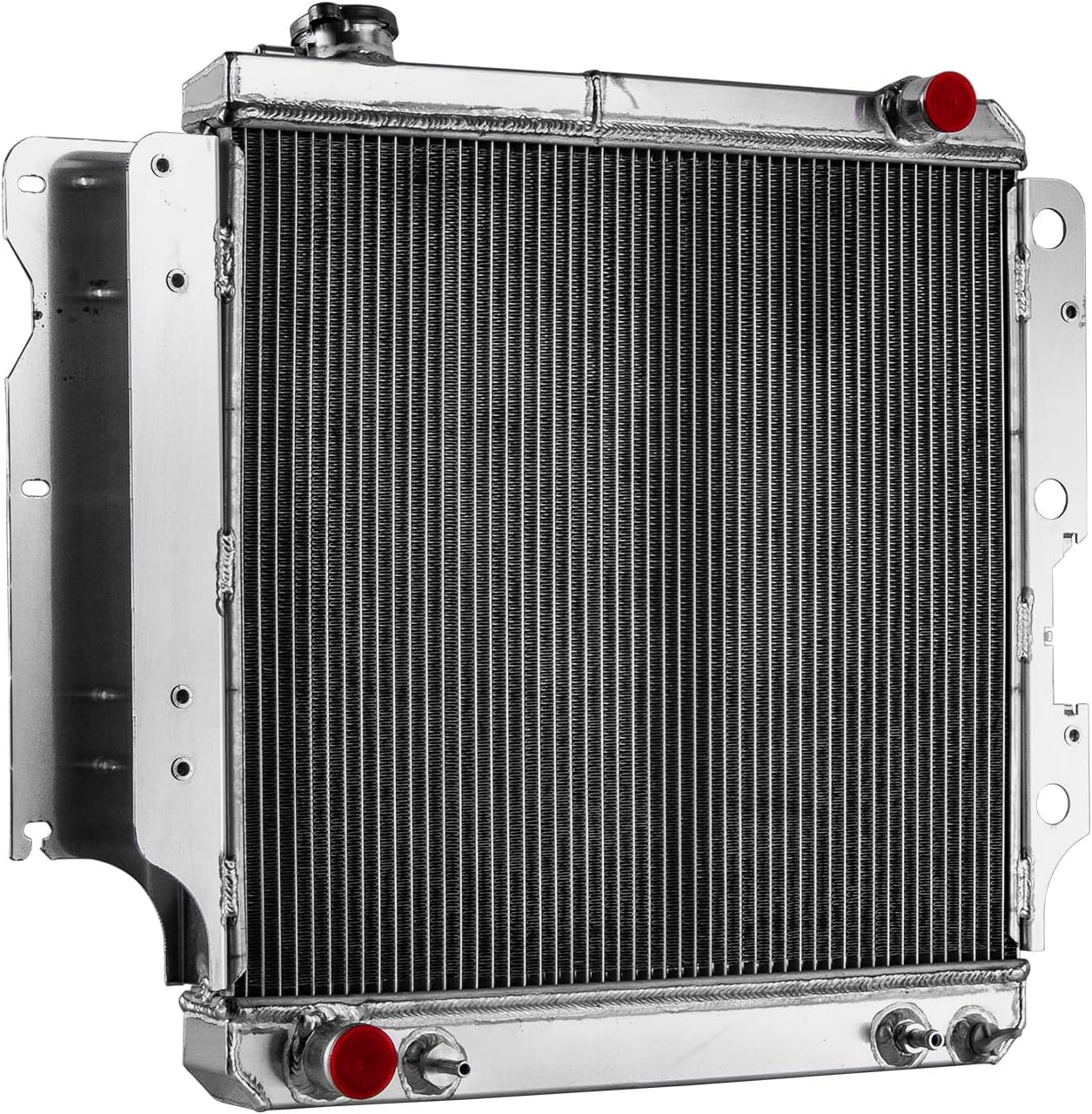 3 Row Aluminum Radiator Compatible with 1987-2006 Jeep Wrangler YJ TJ 2.4L 2.5L 4.0L 4.2L CC2101 Radiators