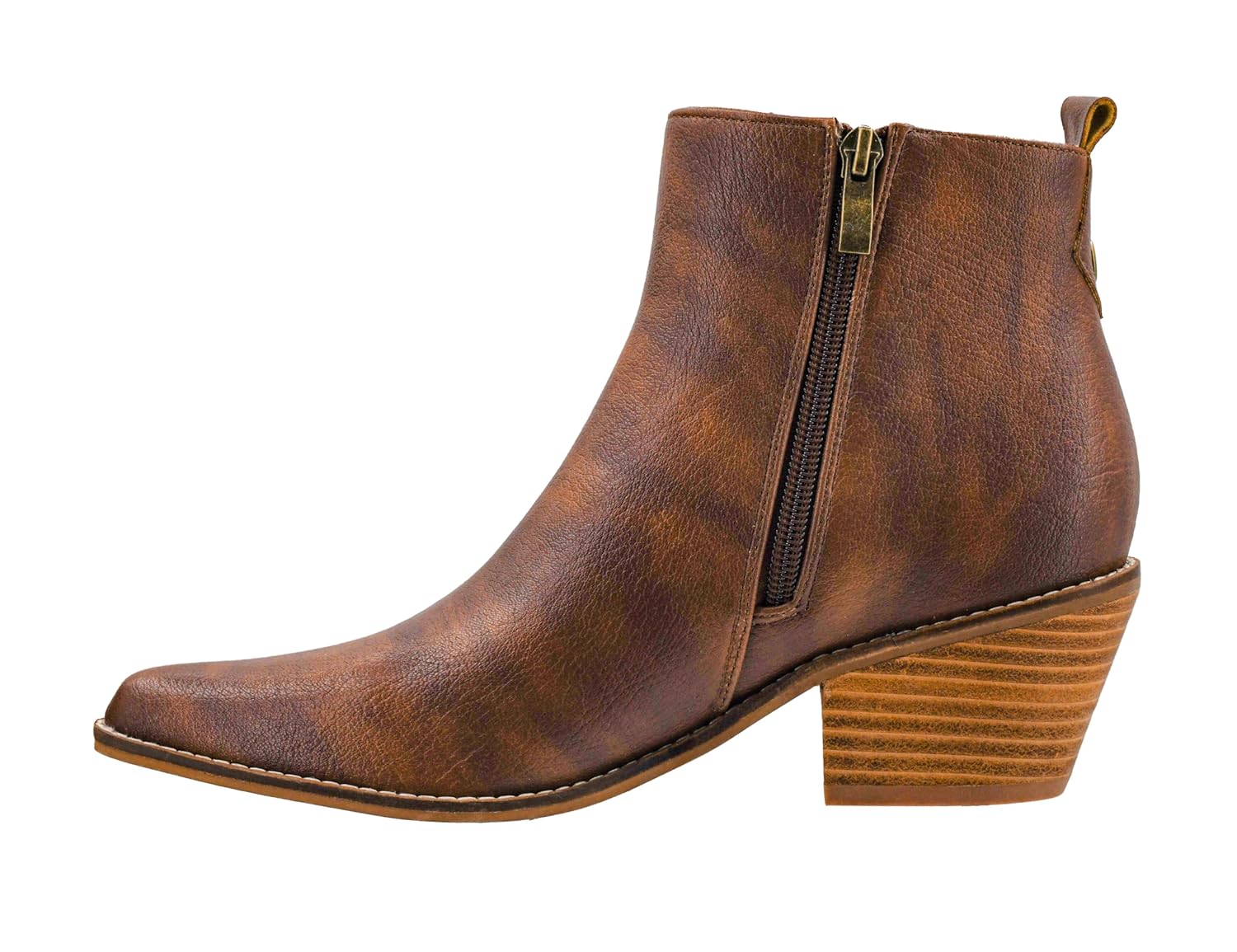 Corkys Footwear Hey Girl Toil N Trouble Womens 2 5-Inch Heel Bootie with Pointed Toe Dual Functional Side