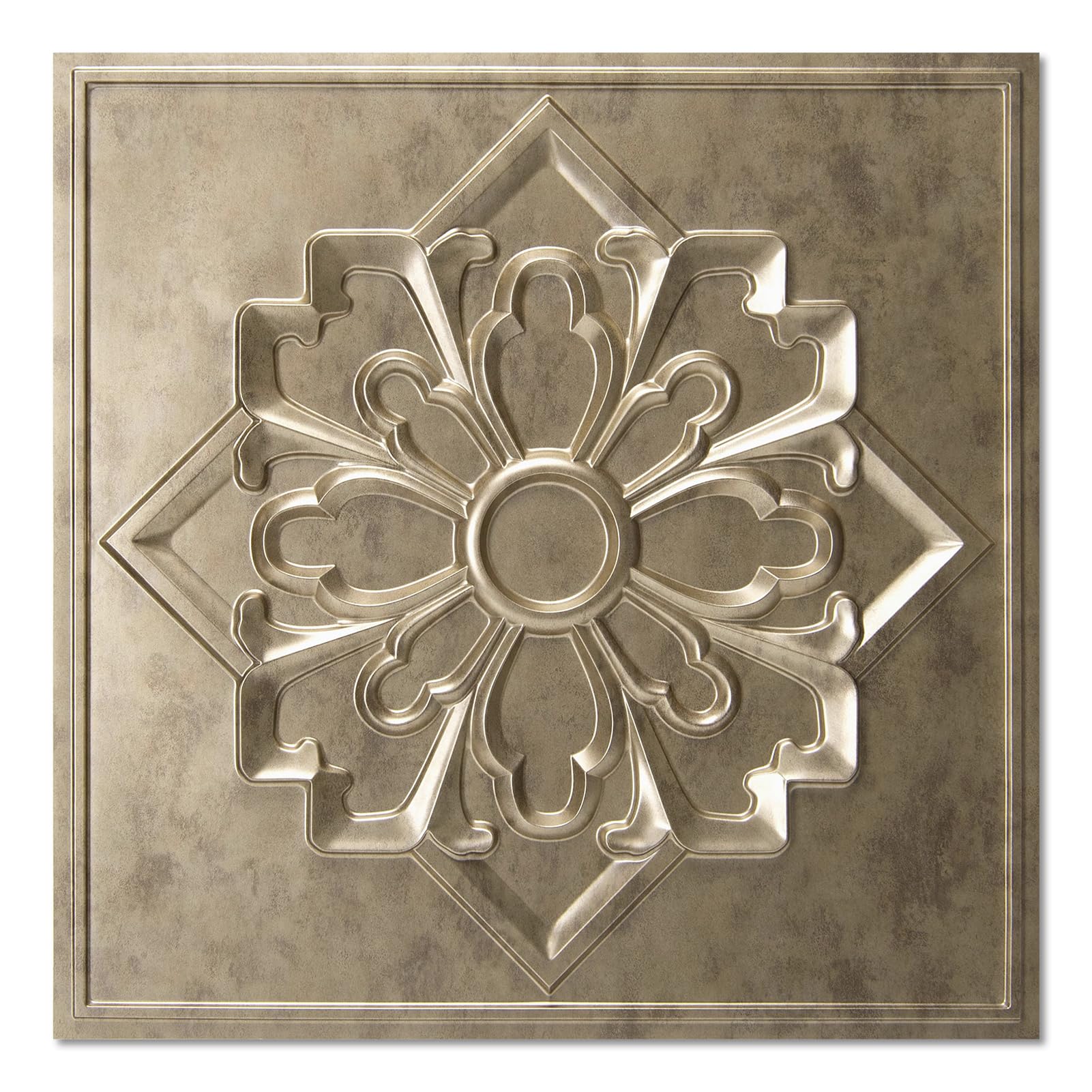 Paneles de pared 3D oro antiguo para crear un salón elegante y sofisticado