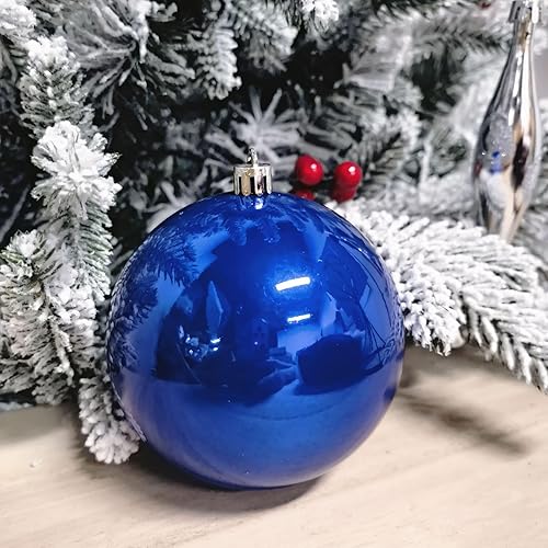 Miniatura 42 de YYCRAFT Adornos de bola de Navidad de 34 quilates de 1.2 pulgadas para árbol de Navidad, decoraciones de Navidad, ganchos inastillables incluidos