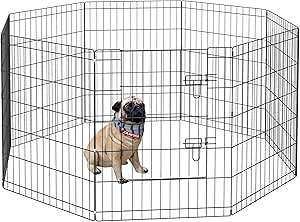 Recinto Modulare Per Cani E Gatti AQPET - 8 Pannelli 60x60cm Con Rete Parasole - Foto 8