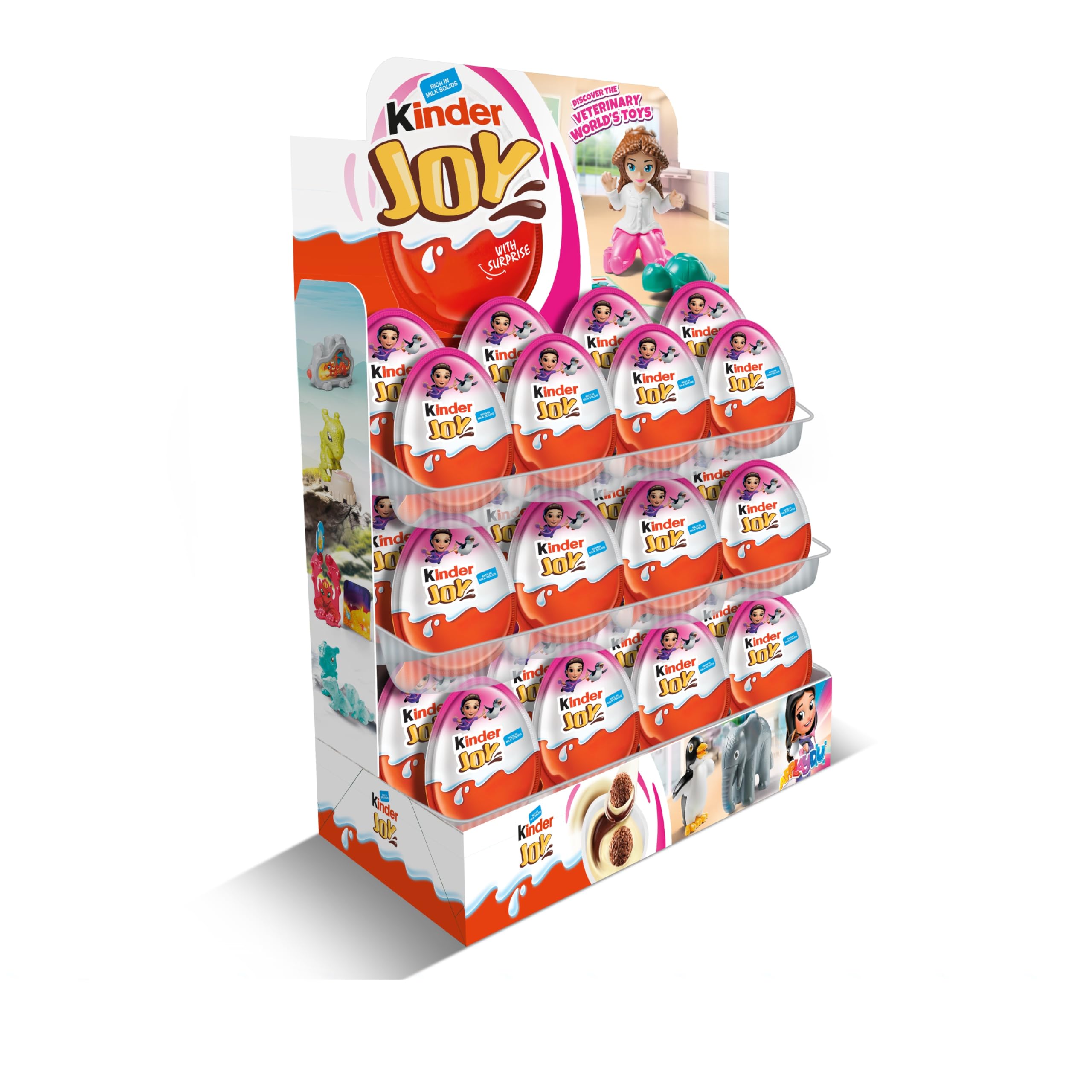 Kinder Joy Chocolates for Girls, 24 Pieces