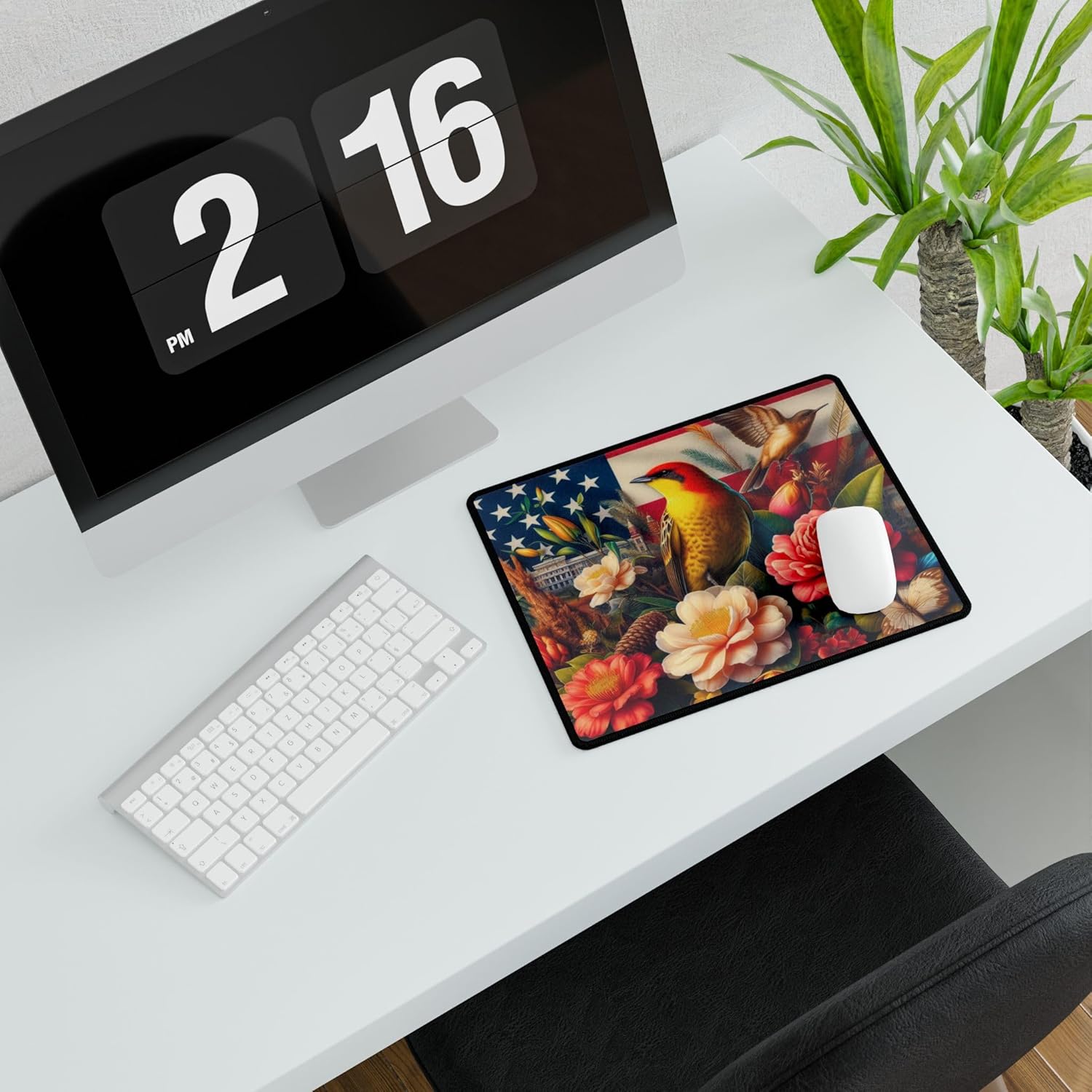 Alabama State Symbols Desk Mat - Premium Quality USA Made Office Accessory