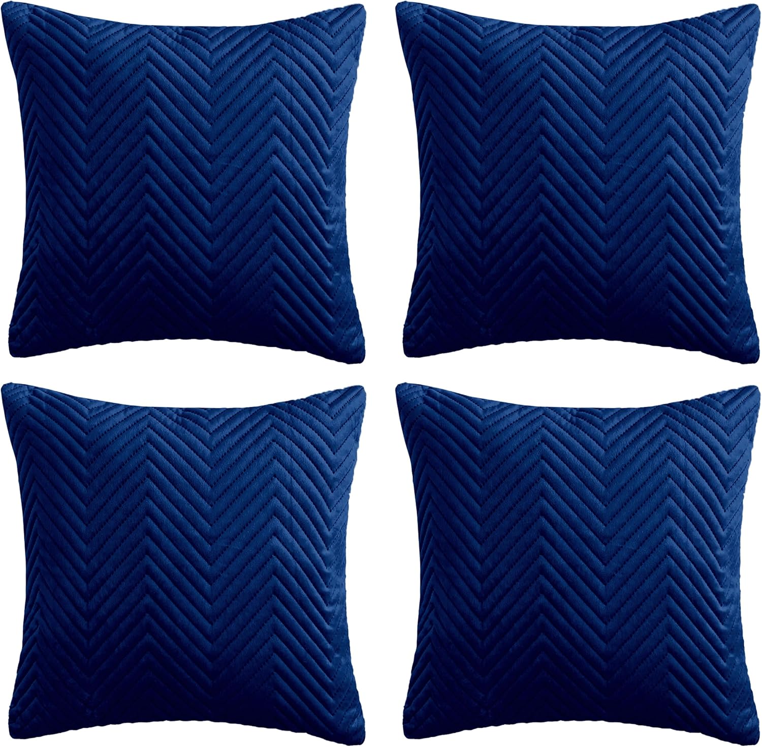 Hafaa Cushions with Covers Included 45 x 45 Cm Set of 8 (4 Navy Cushion ...