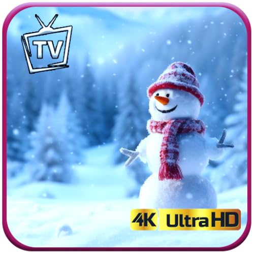 Winter Snowfall Retreat – Cozy Fireplace and Snow Ambience Screensaver for Relaxation & Sleep Screensaver for tablets and fire tv