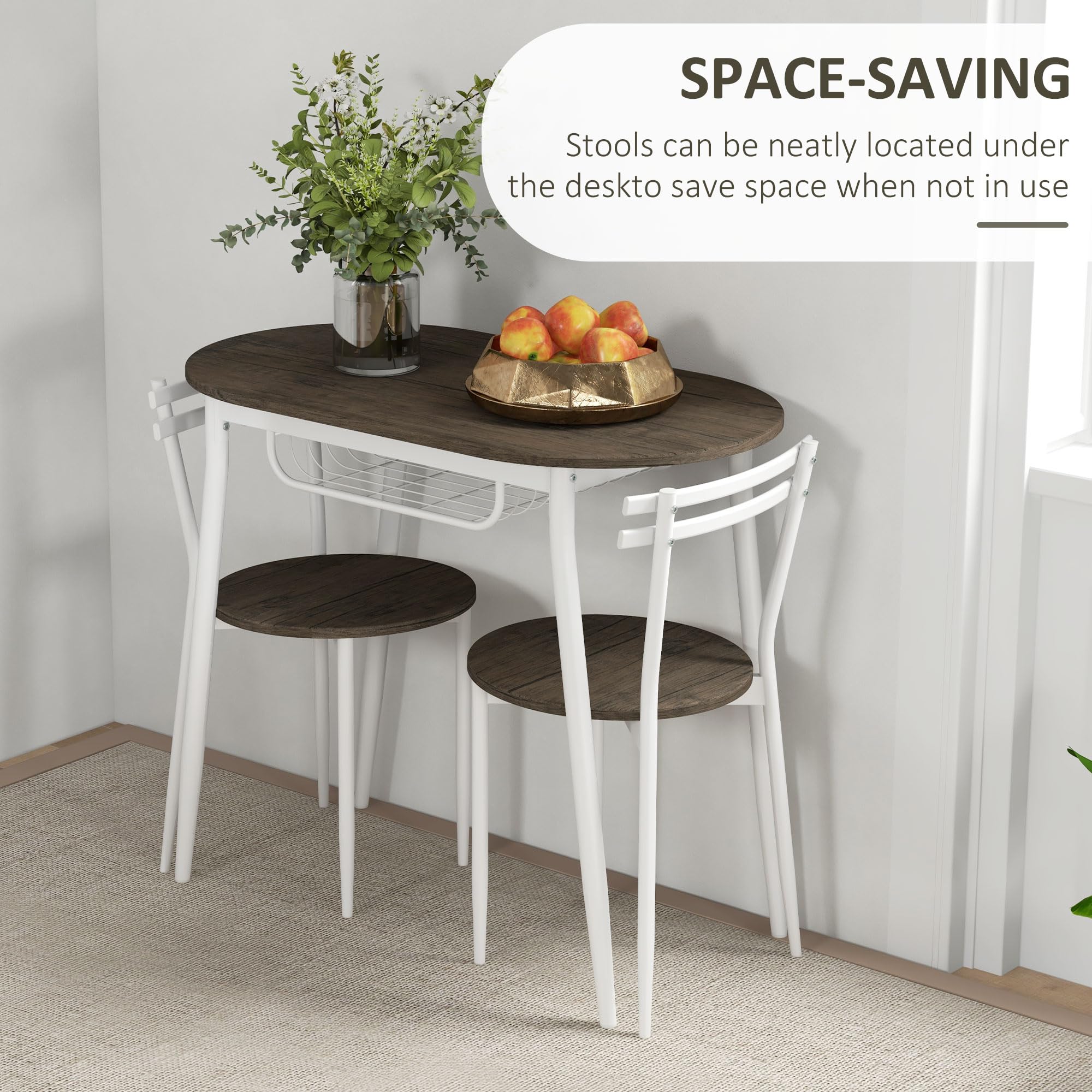 Vineego Metal Dining Chairs With Wood Seat Set Of Galvanized