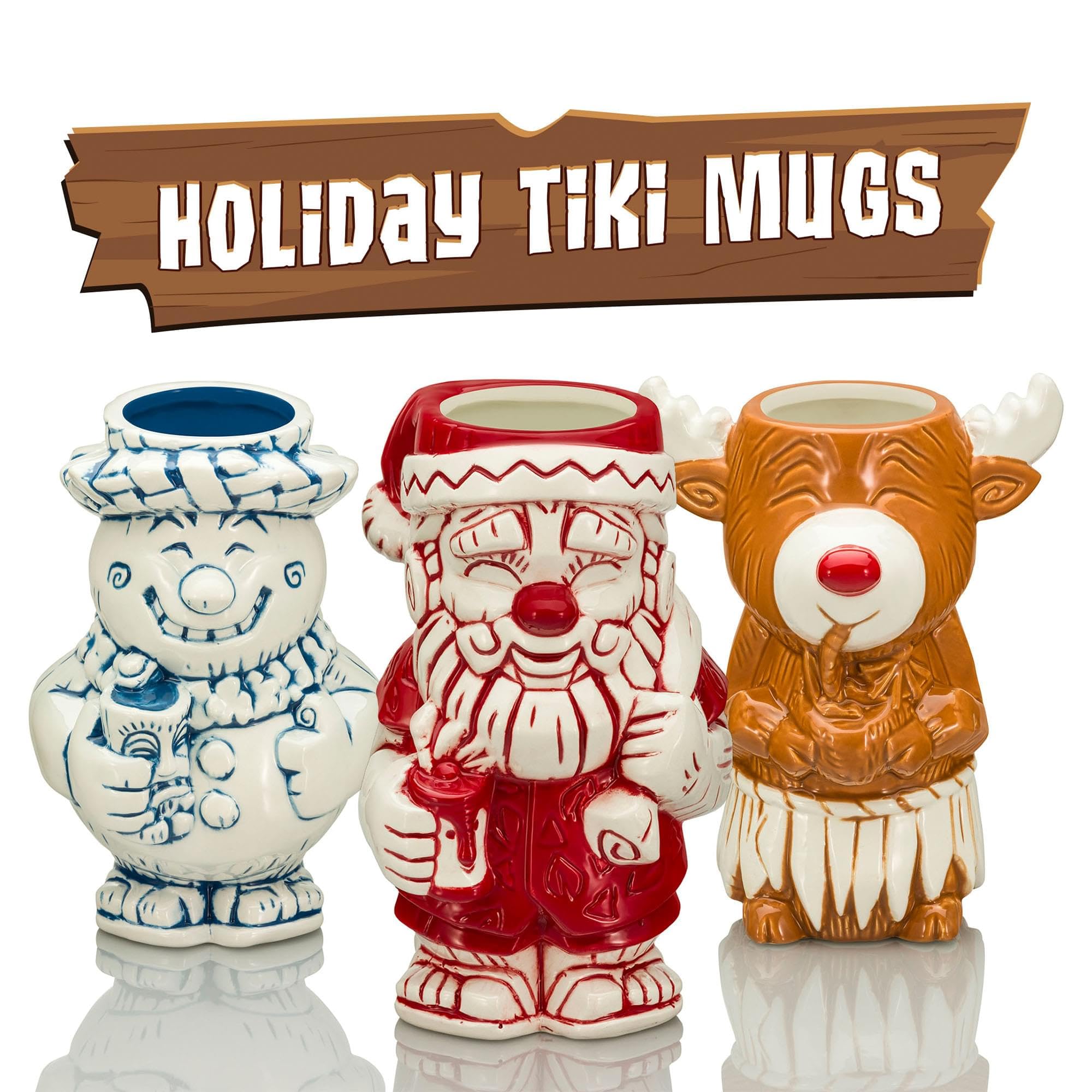 Amazon.com: Geeki Tikis Rum Rum Rudolph 24 Ounce Ceramic Mug