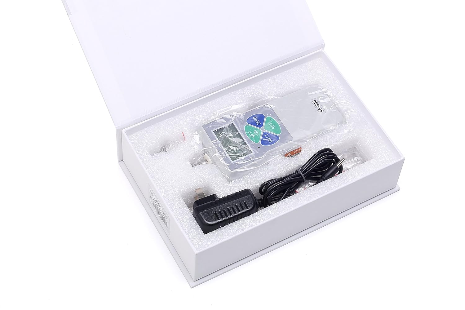 EASTONTECH SF500 Digital Force Gauge, Push Pull Gauge, 500N/110lbf/50kgf, Peak/Track Mode, Invert Display, Pass/Fail LED