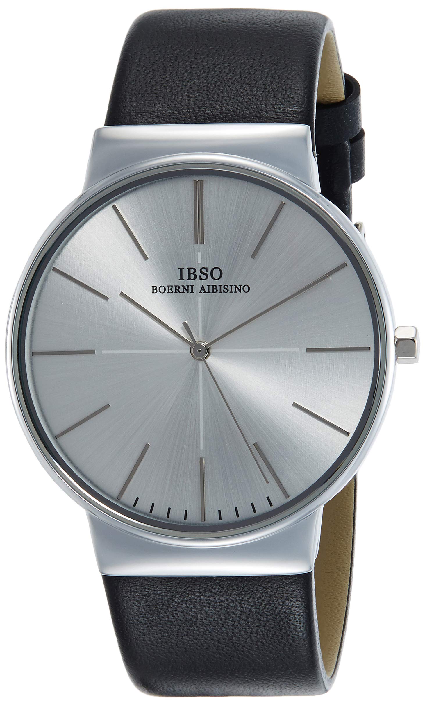 IBSO Analog White Dial Men's Watch - S8626gwh, Black