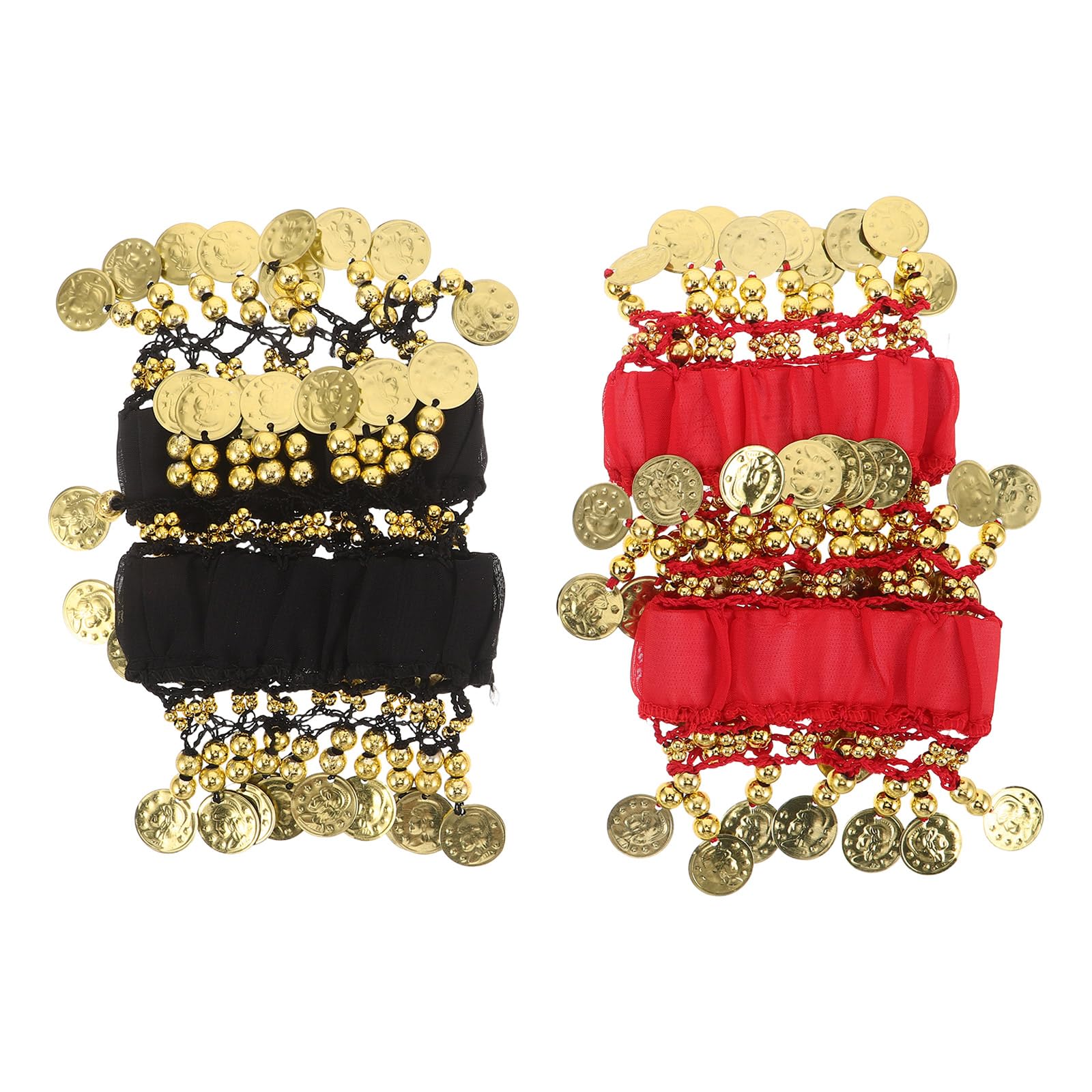 Set cavigliere e braccialetti con campanelle per danza del ventre