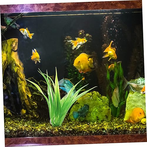 Miniatura 3 de 10 piezas de acuario paisajismo decoración de acuario plantas de plástico plantas de acuario agua viva decoración de acuario paisaje decoración