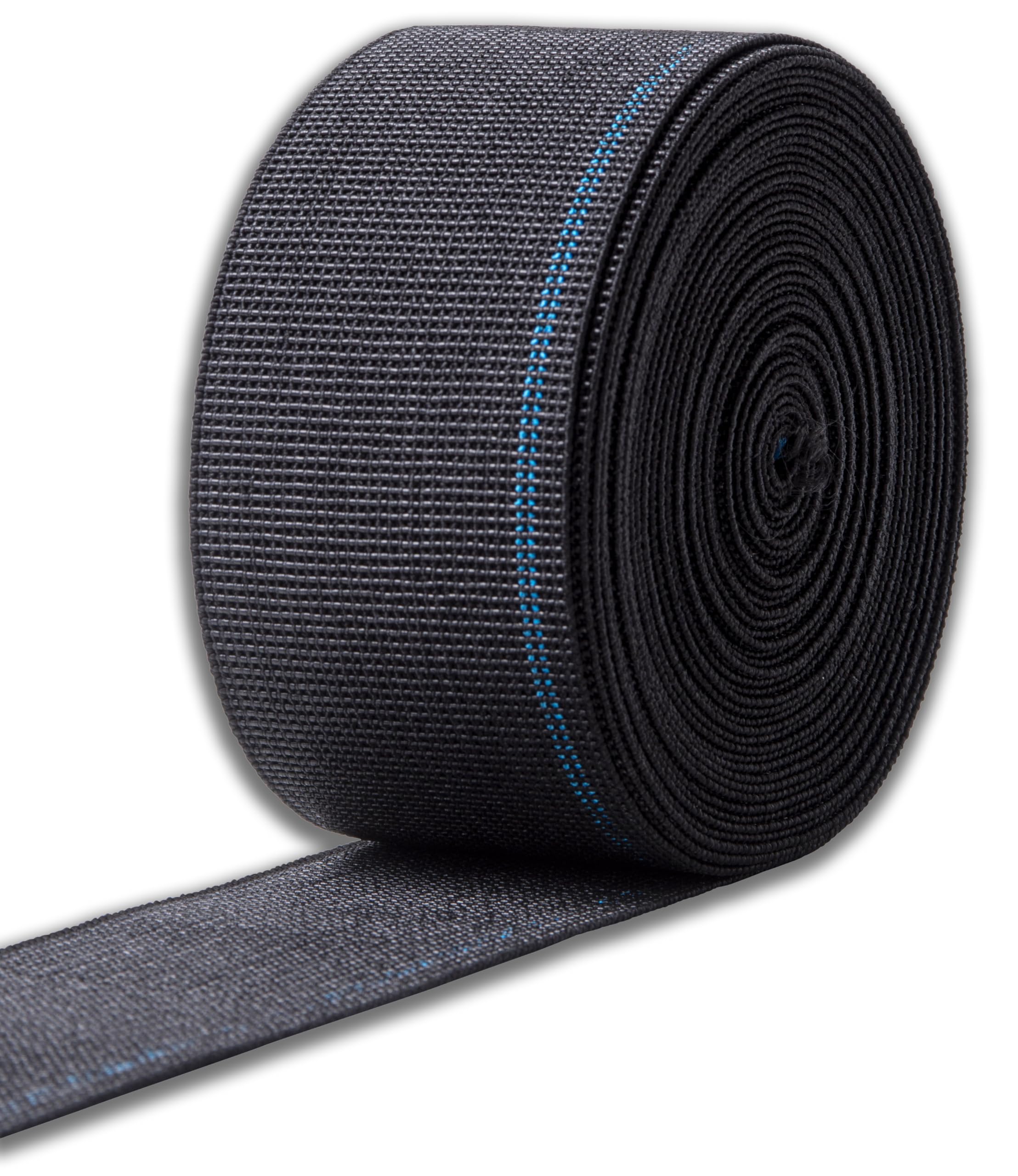 IPEA Cinghia Elastica per Divano, Sedie, Poltrone – [ 10 Metri di Lunghezza ] – Made in Italy - Larga 70 mm - Corda Fascia Tirante a 3 Righe per Tappezzeria, Sedute, Schienali – Elasticità 90%