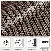 Vista 4 de HENG FENG - Persiana enrollable para exteriores, 6 pies de ancho x 6 pies de alto, persianas enrollables para patio, para porche, glorieta, Moca