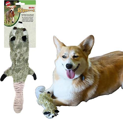 SPOT by Ethical Products Skinneeez - Los juguetes originales para perros sin relleno - Juguetes chirriantes. Juguete para perros pequeños y perros
