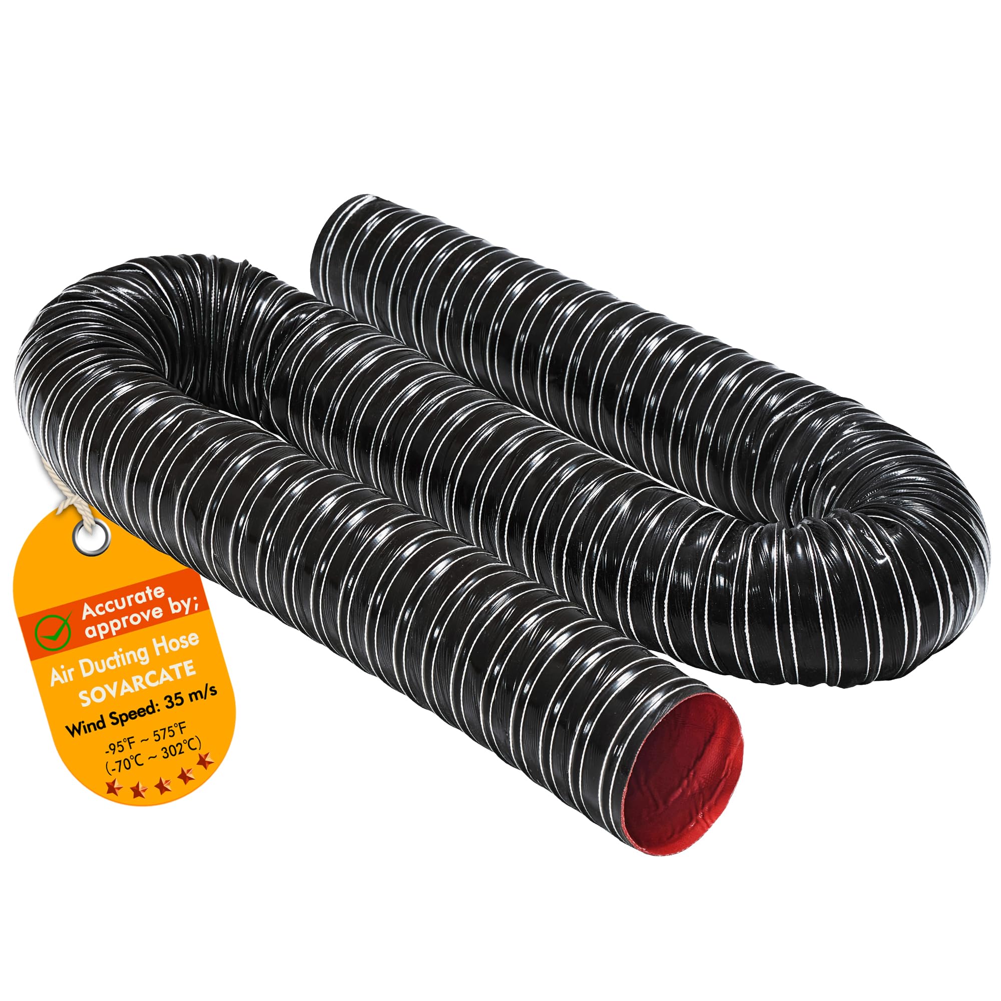 Tubo flessibile in silicone per condotti d'aria, resistente per apparecchiature industriali, tubi industriali neri, 102 mm, 2 m