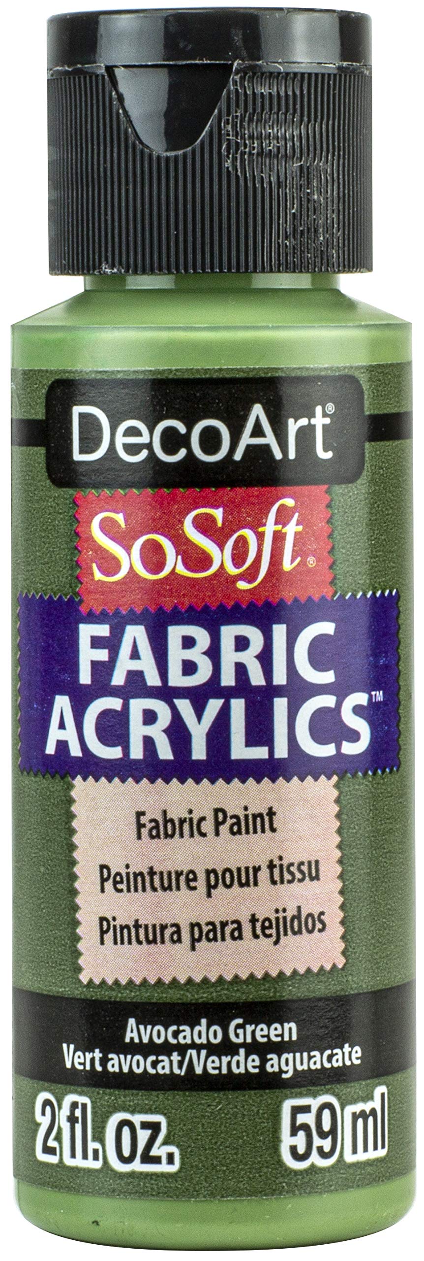 DECO ART SOSOFT Fabric Paint GR, Avocado Green, One Size
