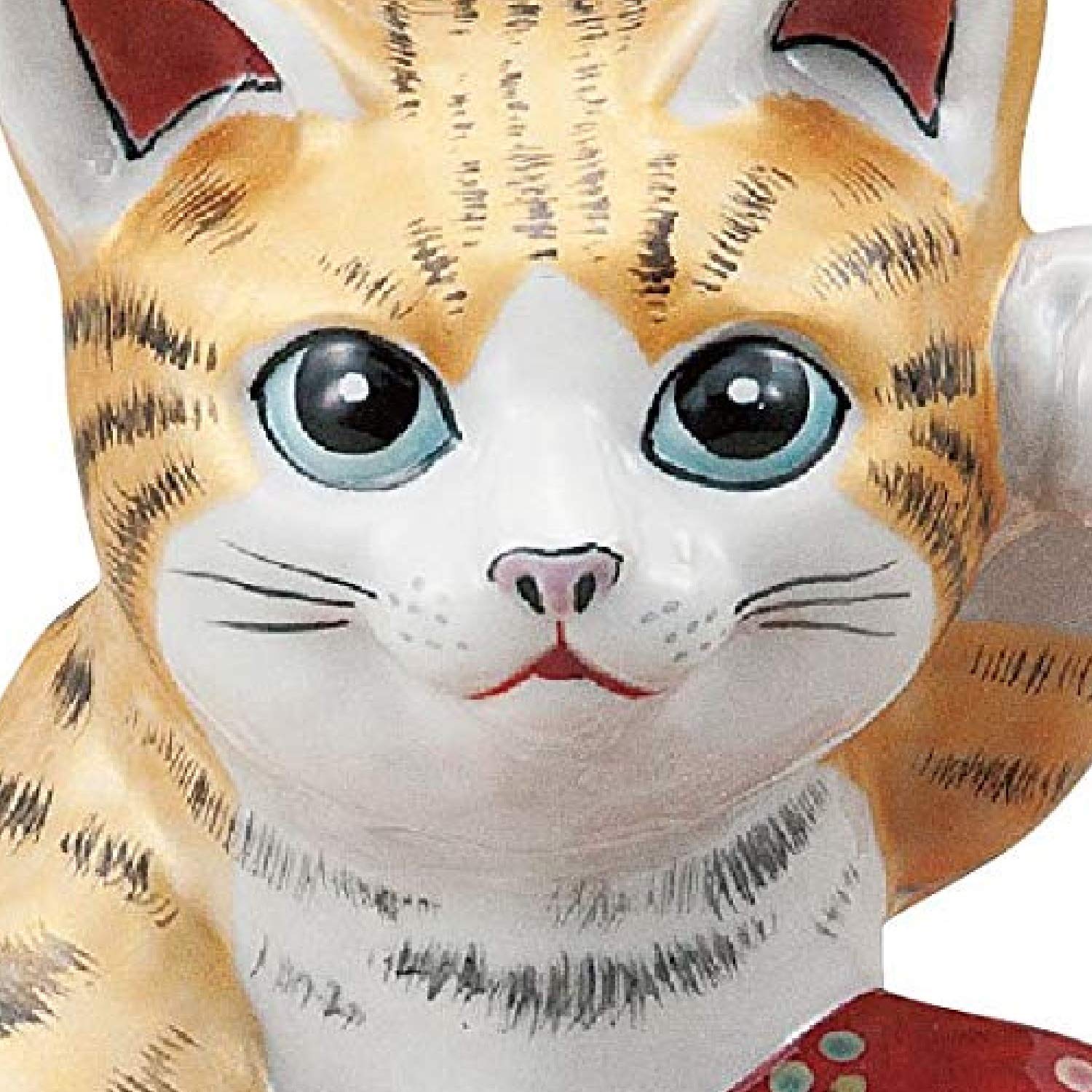 Amazon.co.jp: 九谷焼 5.3号達磨招き猫 金彩釉 還暦祝い/プレゼント