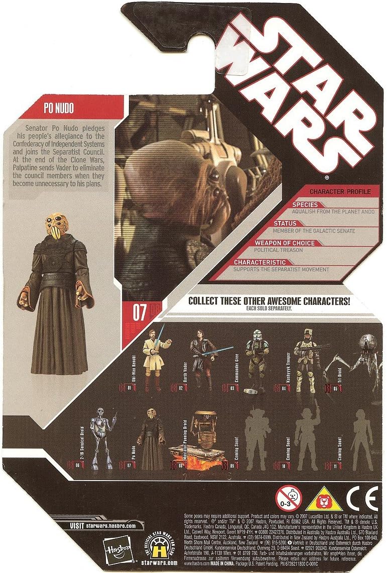 Hasbro Star Wars 30th Anniversary 2008 Wave 1 Separatist Po Nudo Action Figure #7