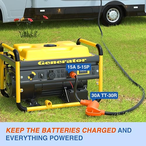 Miniatura 6 de Nilight Cable adaptador de alimentación para caravana de 15 amperios a 30 amperios 110V, alambre de cobre puro resistente calibre 10 ETL listado