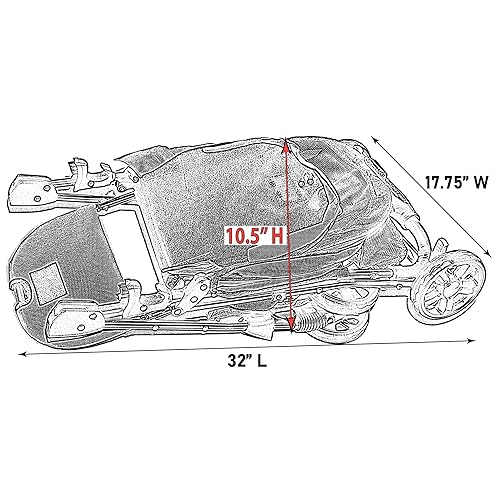 Miniatura 6 de Pet Gear Happy Trails - Cochecito para mascotas sin cremallera para gatosperros, entrada sin cremallera, fácil de plegar con forro extraíble, correa