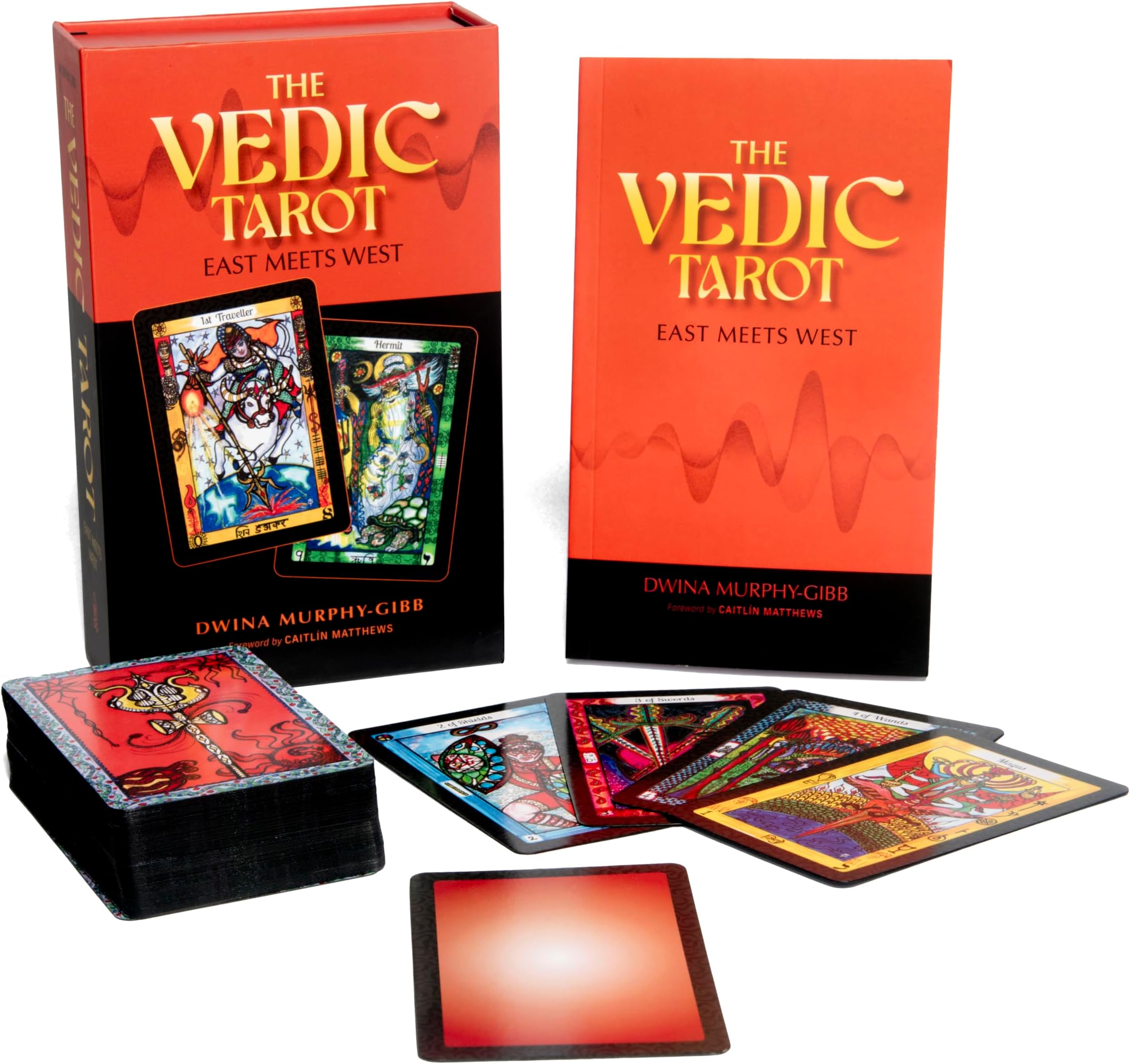 The Vedic Tarot: East Meets West 81 Tarot Cards Fusing Eastern Spirituality with Western Wisdom + In-Depth Guide to Card Meanings (Tarot Kit Box Set with 81 Cards and Guide Book)