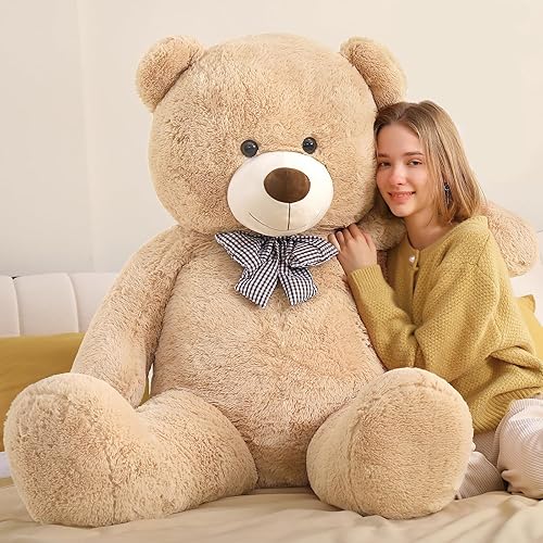 Miniatura 14 de Oso de peluche gigante Misscindy para tu novia o para niños y niñas (47 pulgadas)