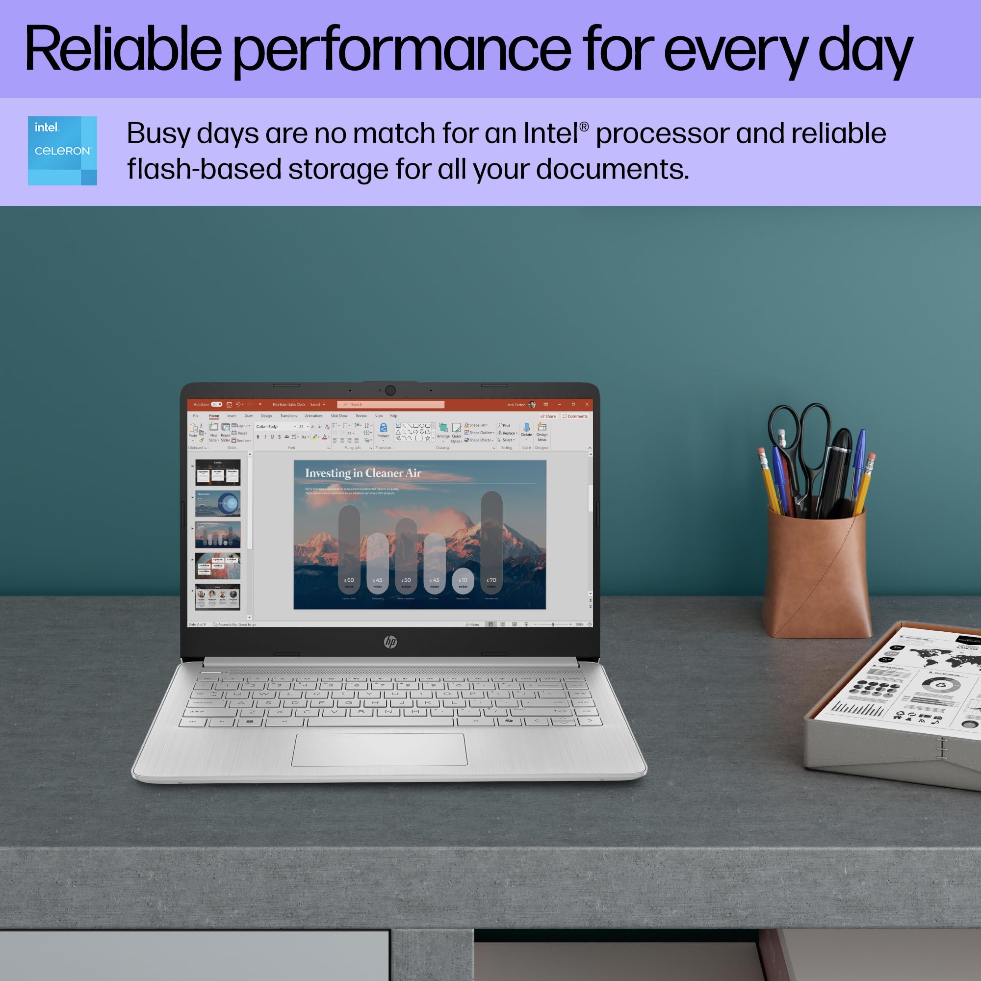 Amazon.co.jp: HP 14インチノートパソコン、HDディスプレイ、Intel
