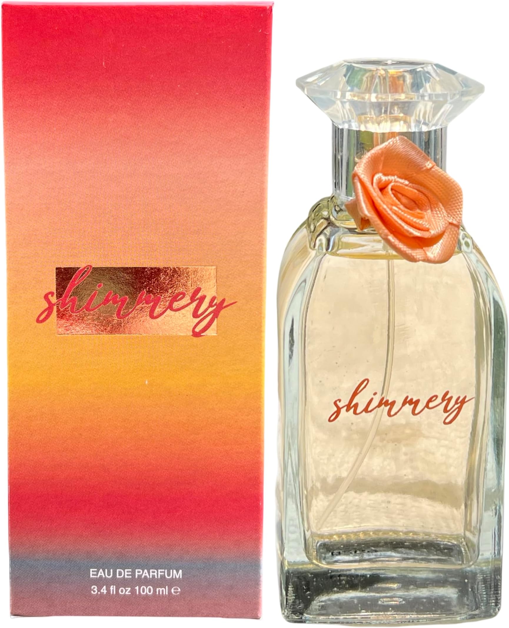 SHIMMERY Eau de Parfum for Women 3.4 Fl Oz - Notes: Musk, Orange, Jasmine