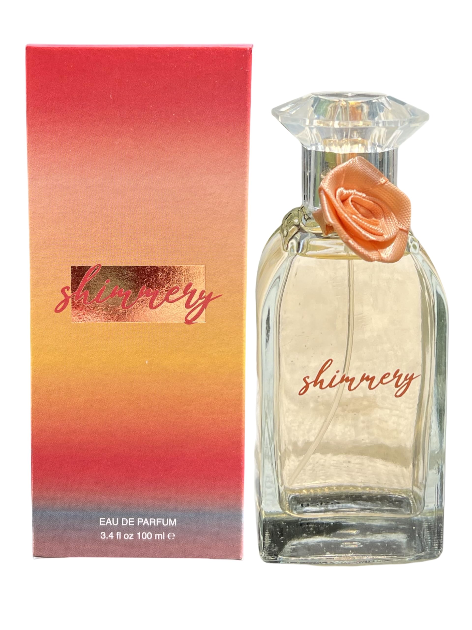 SHIMMERY Eau de Parfum for Women 3.4 Fl Oz - Notes: Musk, Orange, Jasmine