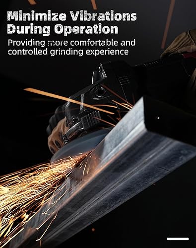 Miniatura 5 de EZARC Discos de aleta de grano 40, disco de lijado de alta densidad de 4.5 x 78 pulgadas tipo 29 para lijar, eliminación de óxido, acabado, molienda