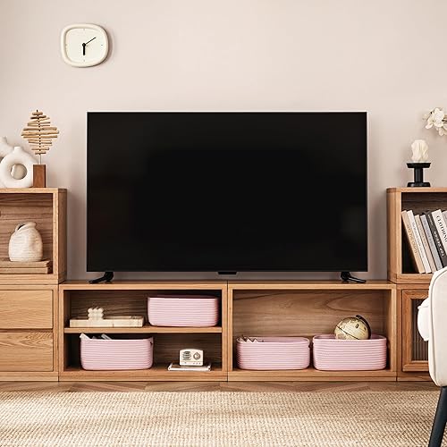 Miniatura 122 de UBBCARE Paquete de 2 canastas pequeñas, canastas de almacenamiento tejidas para organización, canasta de regalo pequeña, canasta de juguetes