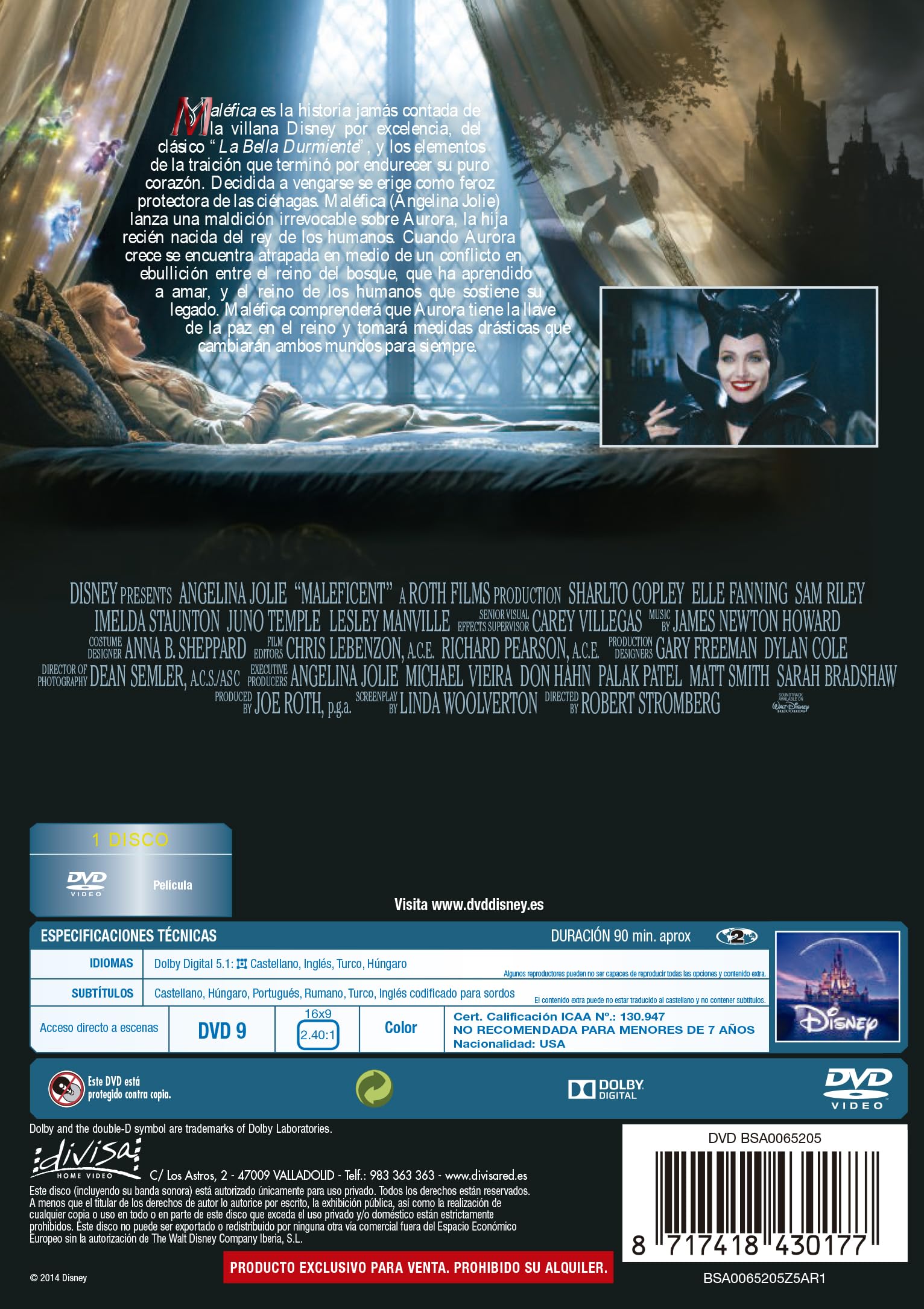 Maléfica [DVD]